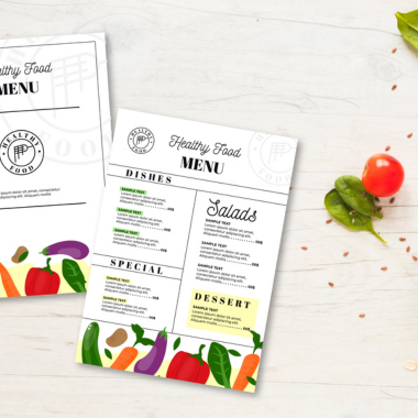 Personalized menu cards Coimbatore